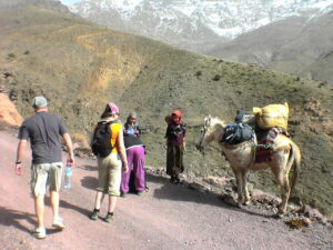 Atlas mountain trekking