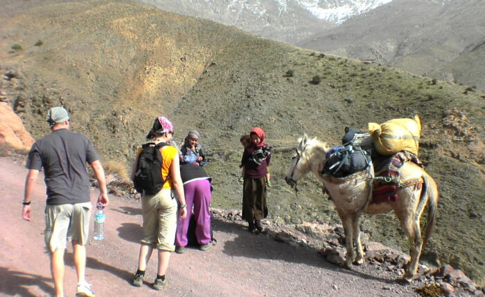 Atlas mountain trekking