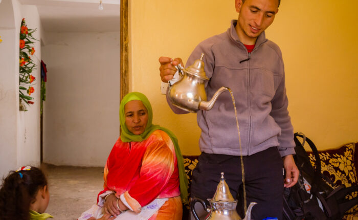 Berber welcoming tea