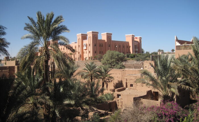 Zagora Valley Desert Oasis town in the Sahara desert of Morocco