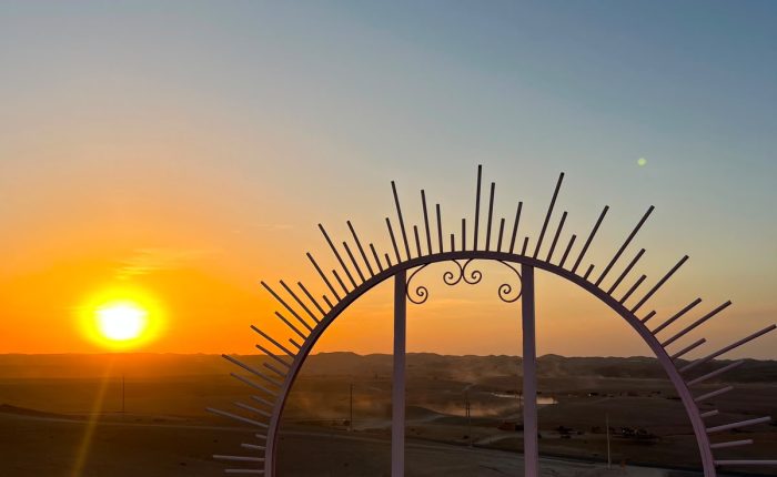 Agafay sunset arch